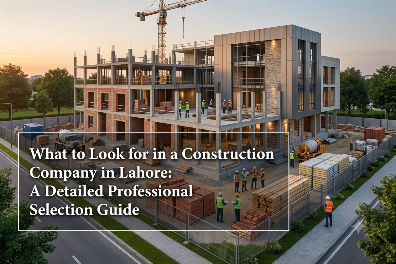 What to Look for in a Construction Company in Lahore